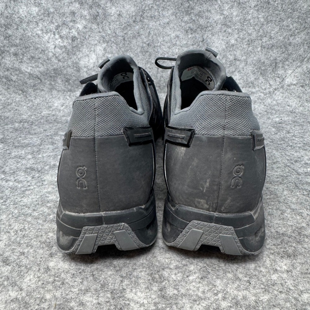 On Cloudventure Peak Shoes Mens Size 14 Trail Running Shoes Black Waterproof - Picture 4 of 9